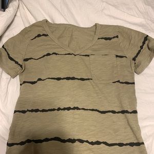 fitted army green T-Shirt